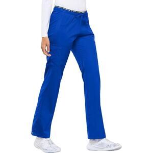 Cherokee Luxe Sport Women Scrubs Mid Rise Straight Leg CK003T Tall XL Royal